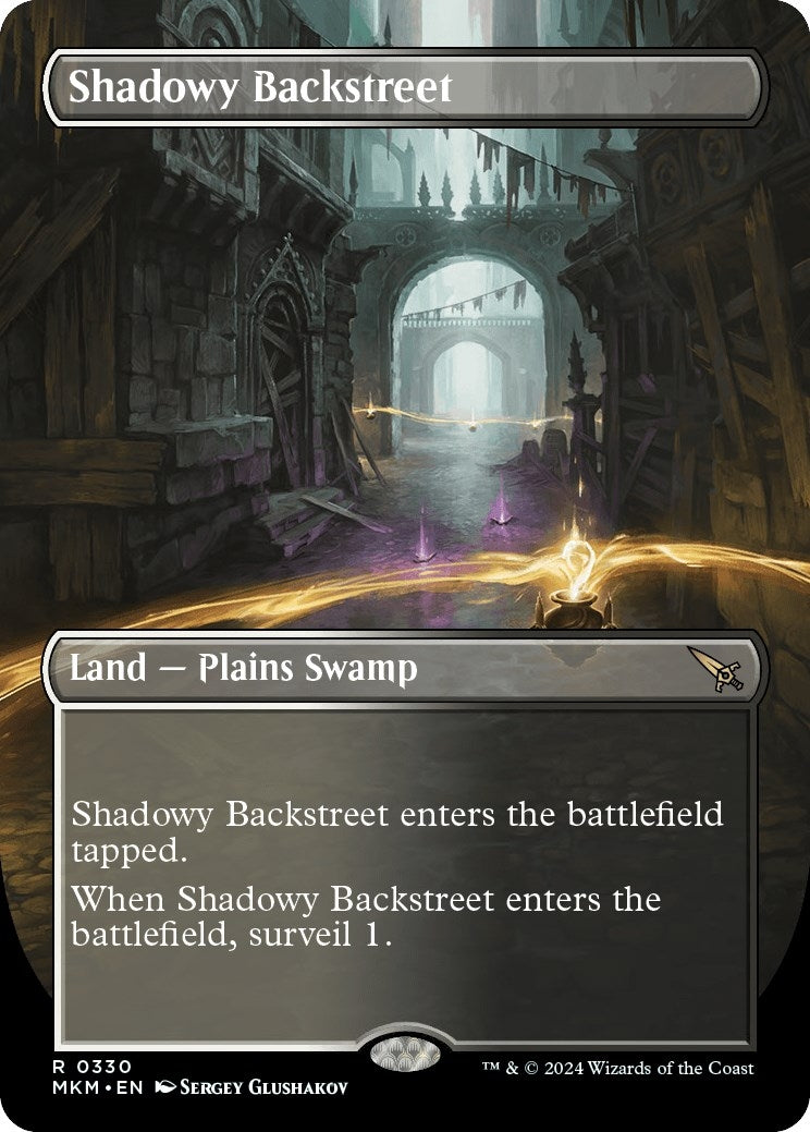 Shadowy Backstreet (Borderless) (330) (MKM)