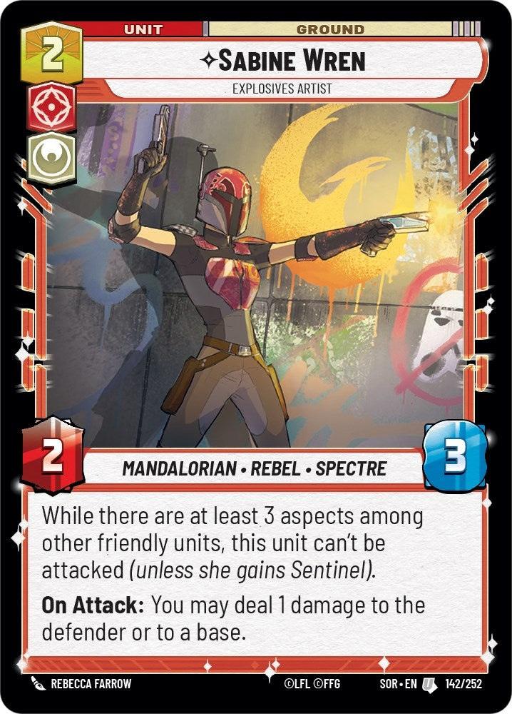 Sabine Wren - Explosives Artist (142/252) (SOR)