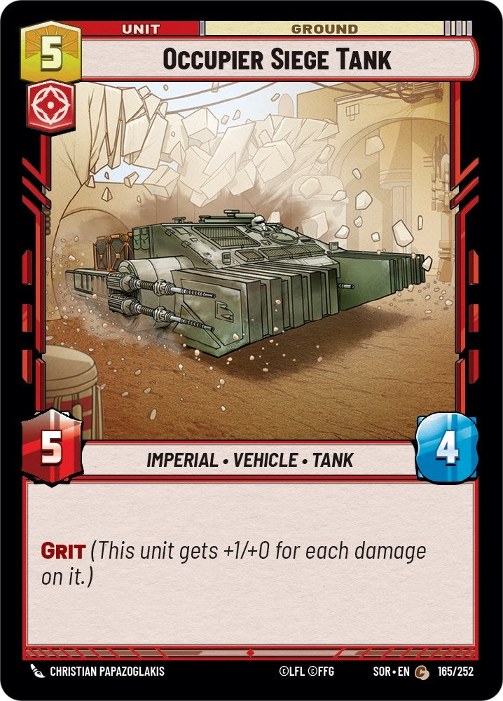 Occupier Siege Tank (165/252) (SOR)