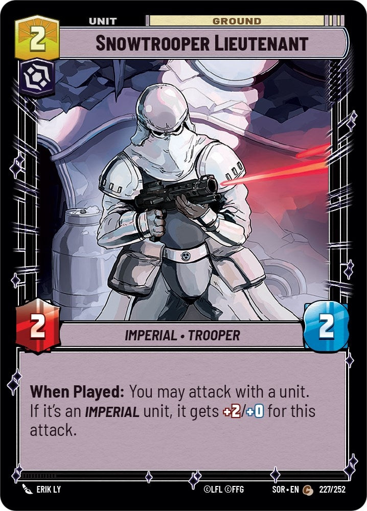 Snowtrooper Lieutenant (227/252) (SOR)