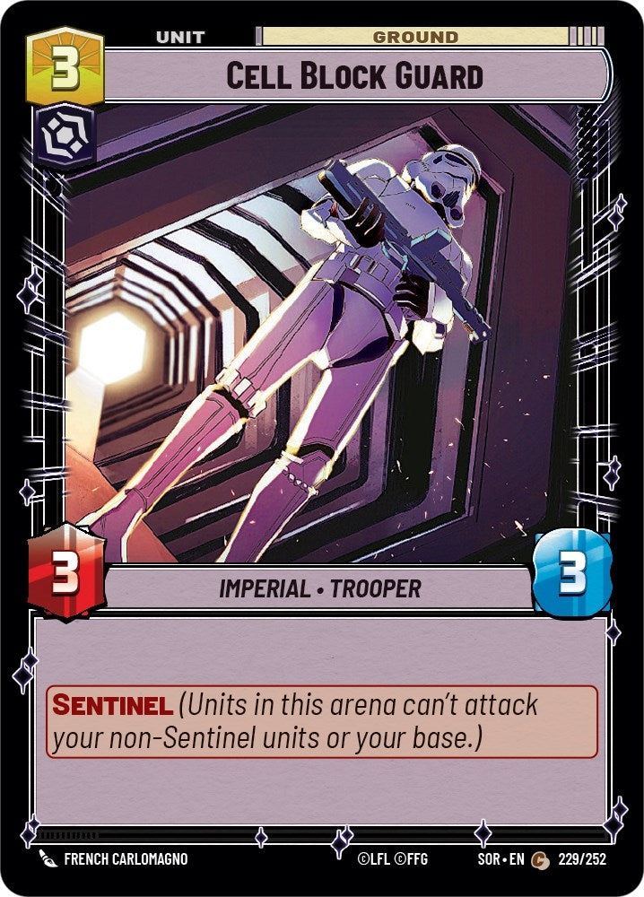 Cell Block Guard (229/252) (SOR)