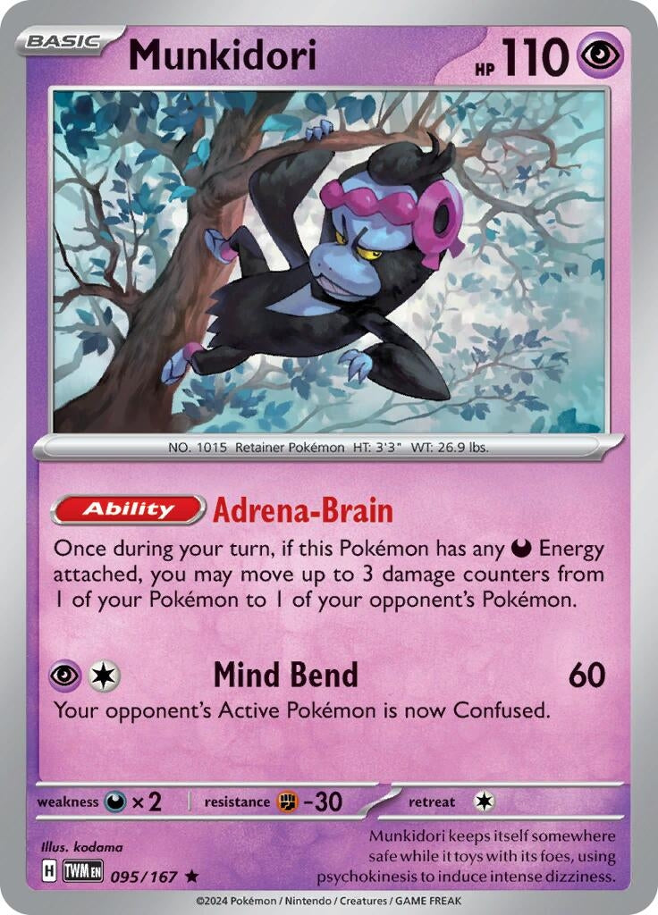 Image for Munkidori (095/167) (TWM) - Pokemon