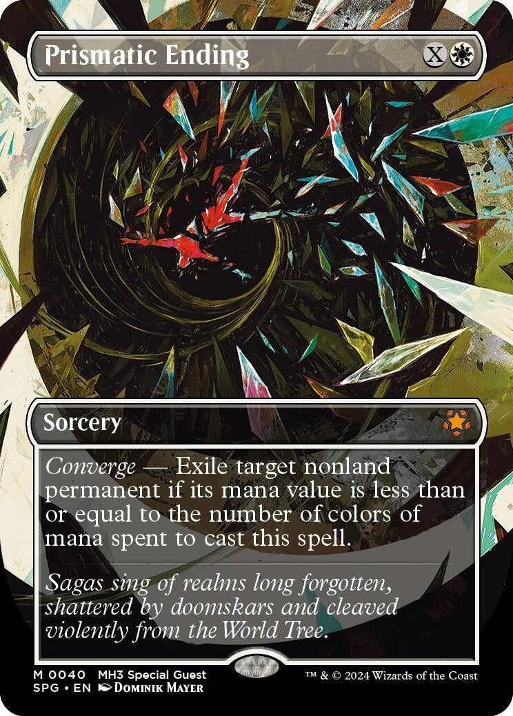 Image for Prismatic Ending (Borderless) (40) (SPG) - Magic: The Gathering