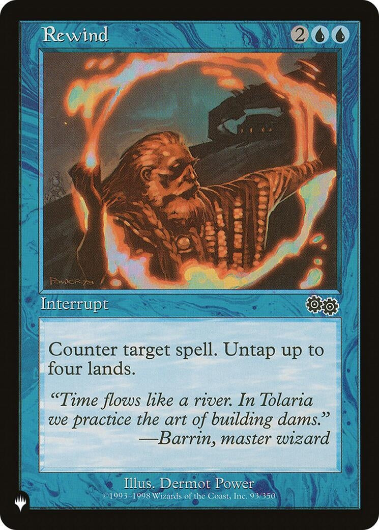 Image for Rewind (93/350) (LIST) - Magic: The Gathering