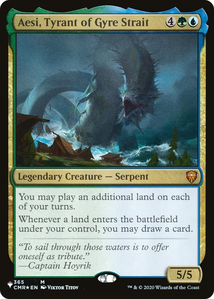 Image for Aesi, Tyrant of Gyre Strait (365/361) (LIST) - Magic: The Gathering