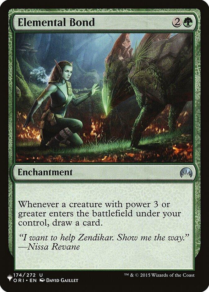 Image for Elemental Bond (174/272) (LIST) - Magic: The Gathering