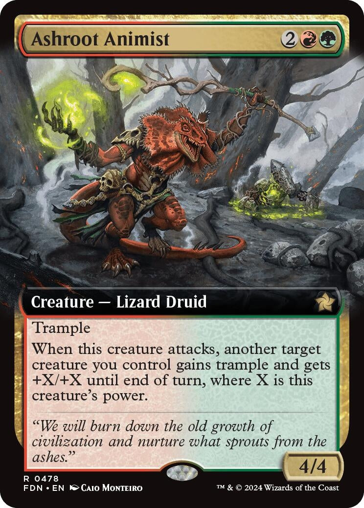 Ashroot Animist (Extended Art) (478) (FDN)