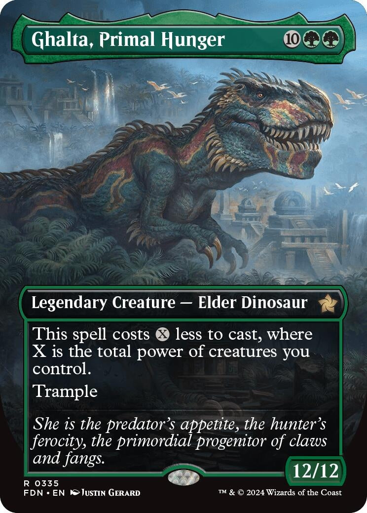 Ghalta, Primal Hunger (Borderless) (335) (FDN)