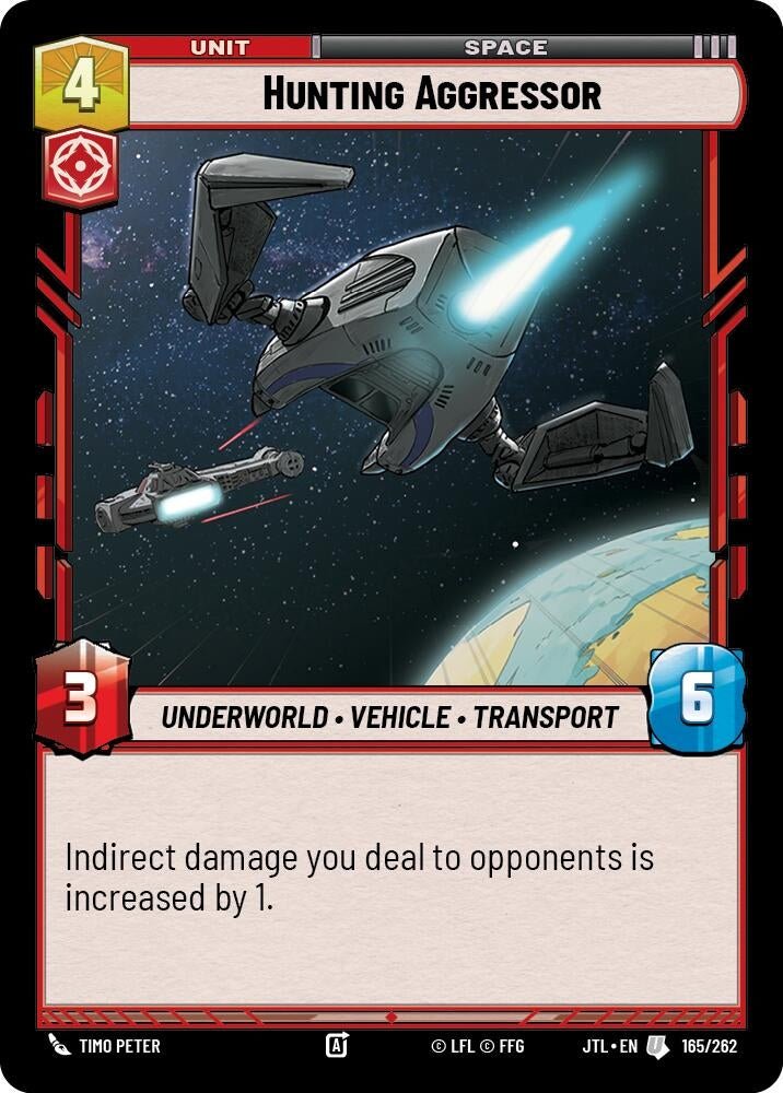 Image for Hunting Aggressor (165/262) (JTL) - Star Wars: Unlimited