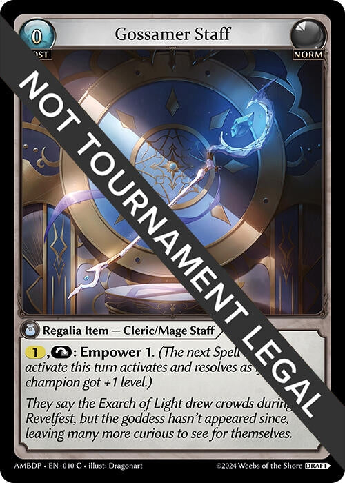 Image for Gossamer Staff (010) (AMBDP) - Grand Archive TCG