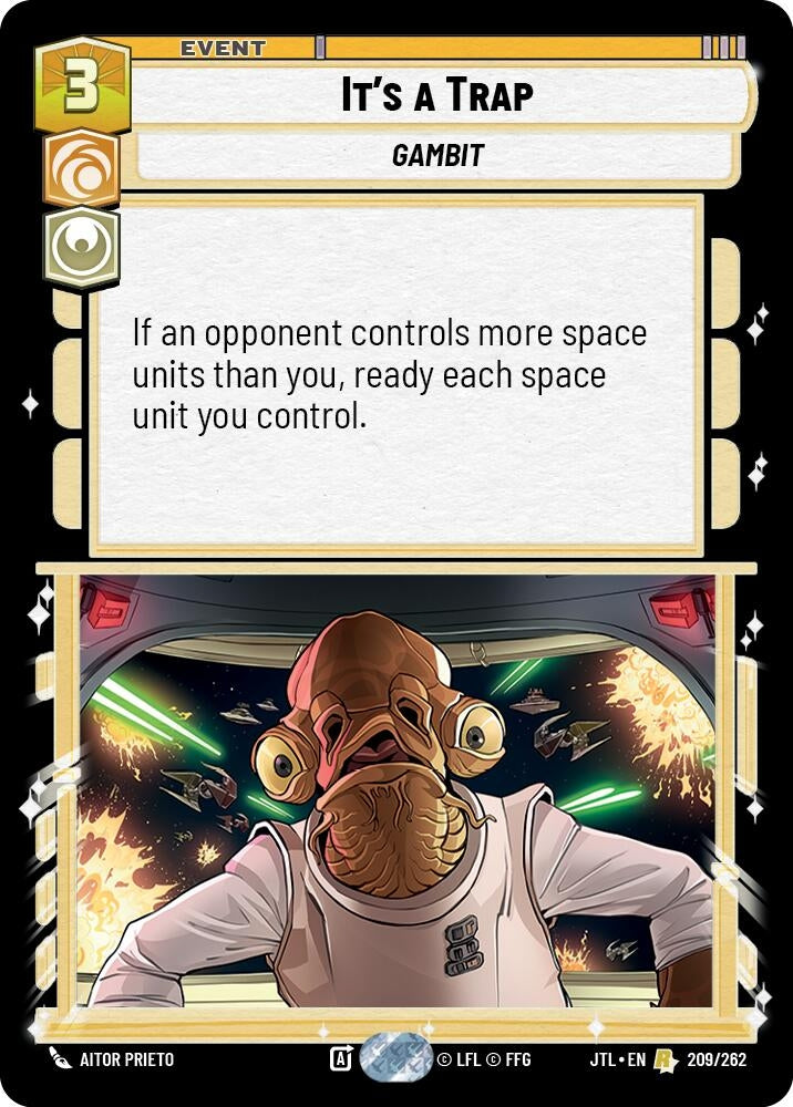 Image for It's a Trap (209/262) (JTL) - Star Wars: Unlimited