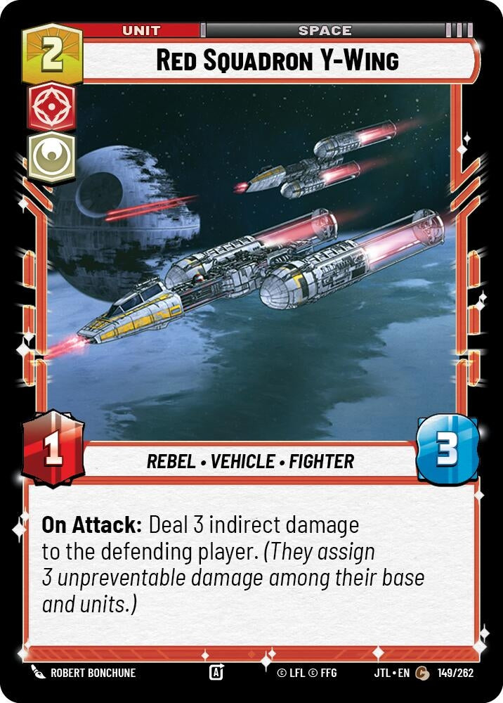Image for Red Squadron Y-Wing (149/262) (JTL) - Star Wars: Unlimited