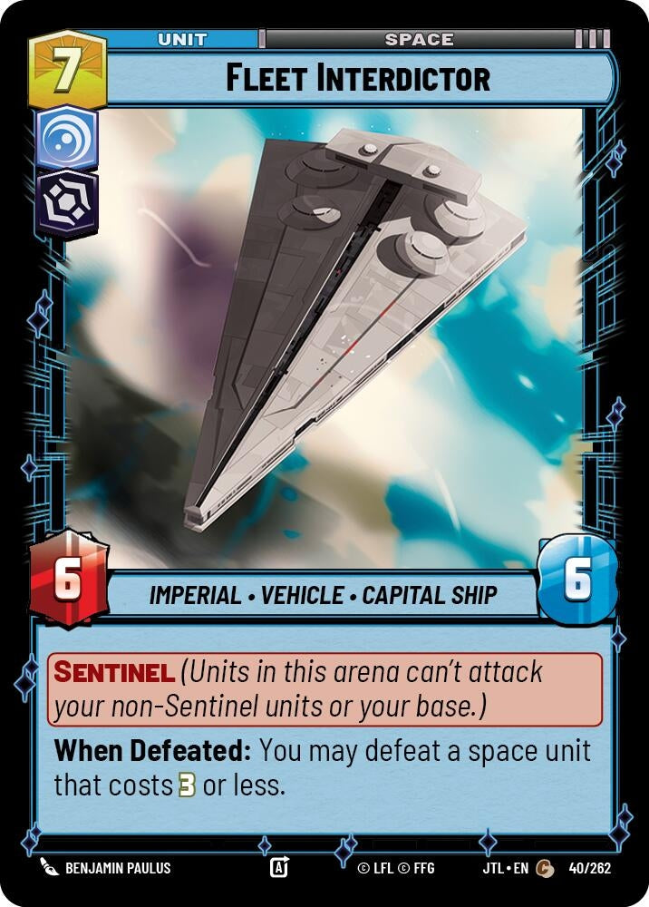 Image for Fleet Interdictor (040/262) (JTL) - Star Wars: Unlimited