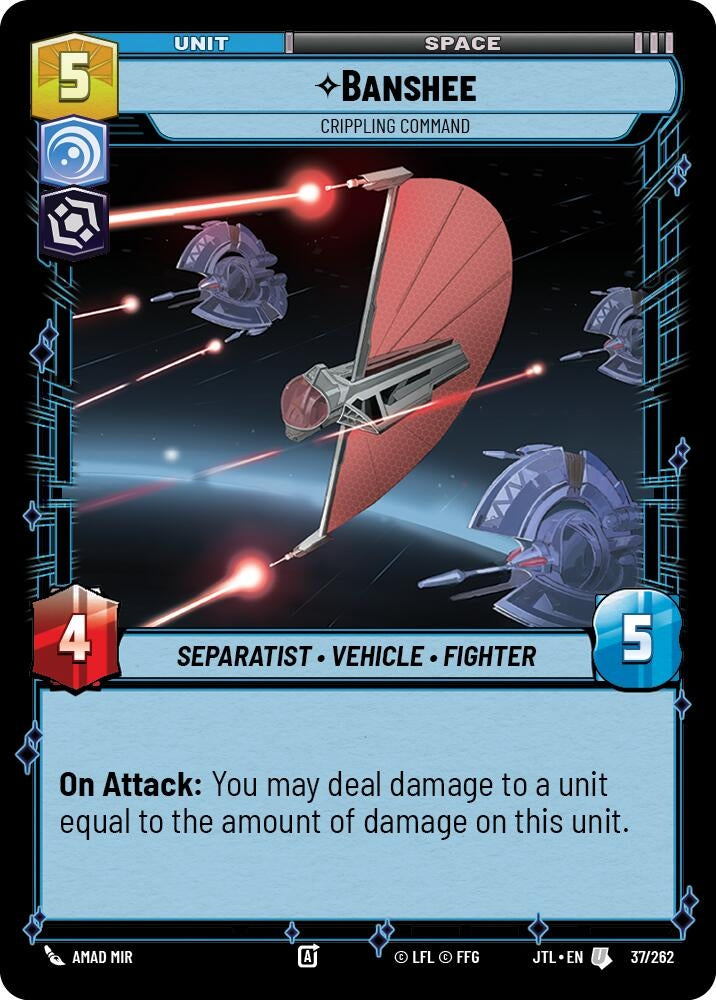 Image for Banshee - Crippling Command (037/262) (JTL) - Star Wars: Unlimited