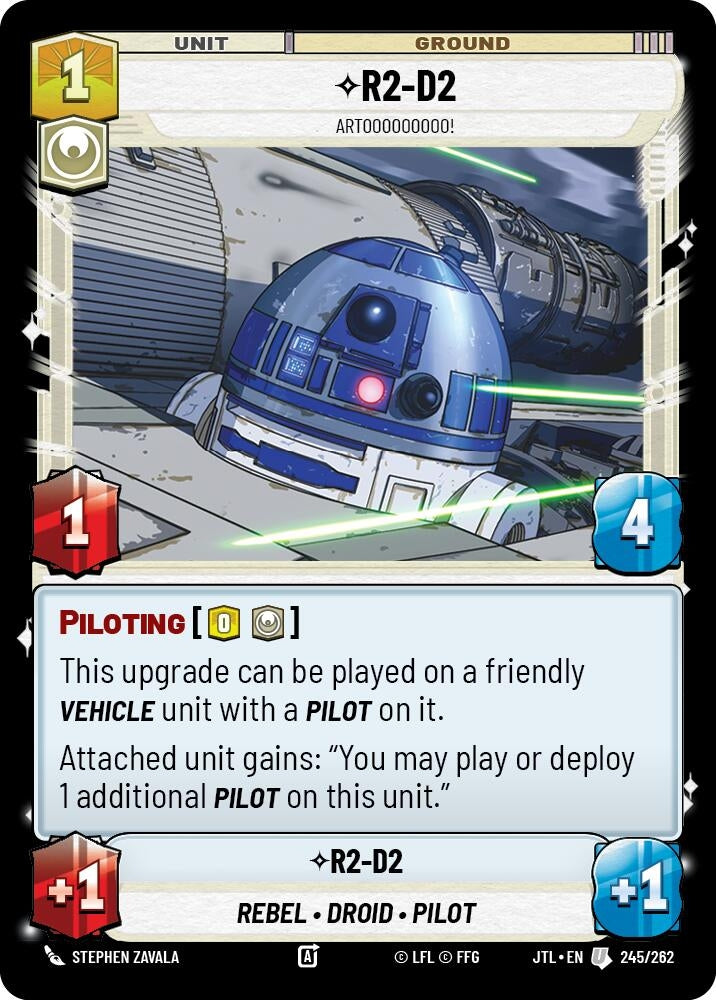 Image for R2-D2 - Artooooooooo! (245/262) (JTL) - Star Wars: Unlimited