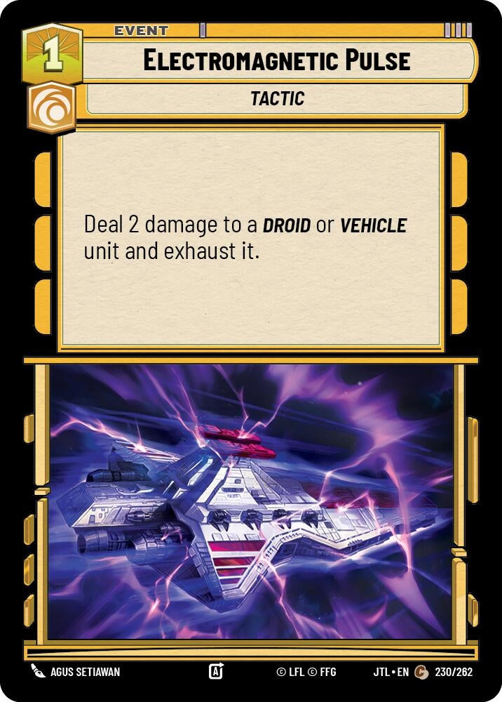 Image for Electromagnetic Pulse (230/262) (JTL) - Star Wars: Unlimited