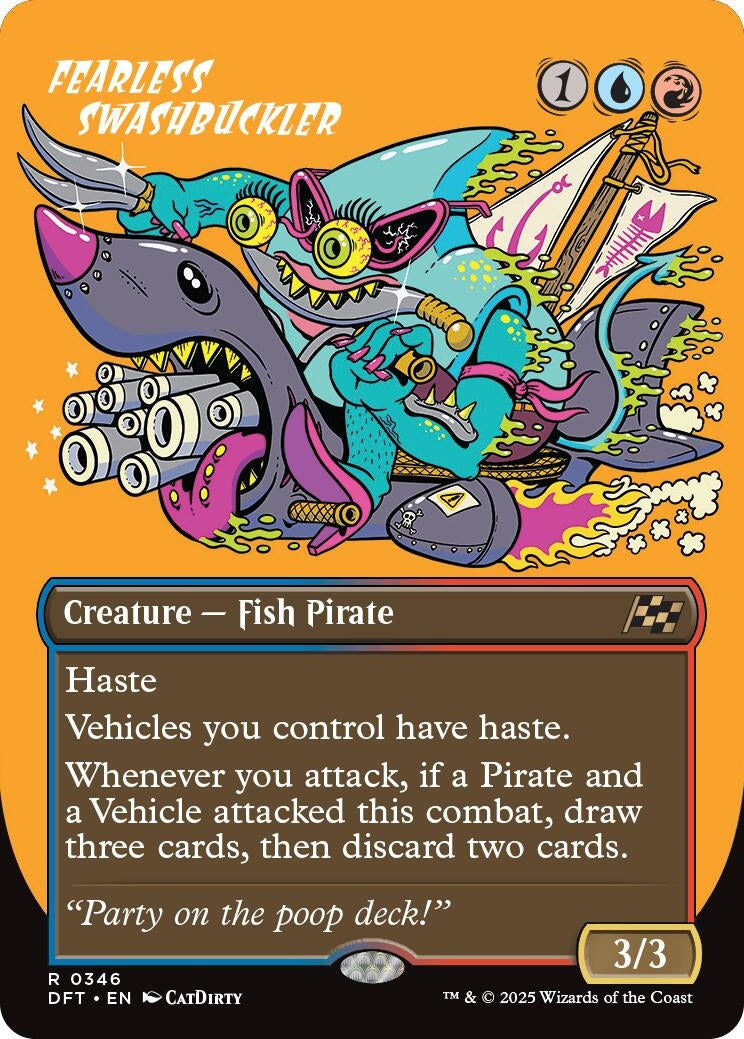 Fearless Swashbuckler (Borderless) (346) (DFT)