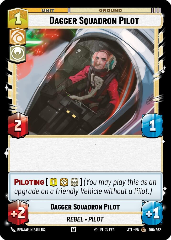 Image for Dagger Squadron Pilot (196/262) (JTL) - Star Wars: Unlimited