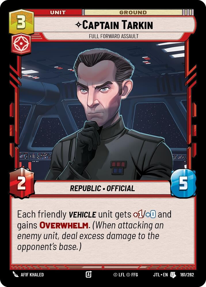 Image for Captain Tarkin - Full Forward Assault (161/262) (JTL) - Star Wars: Unlimited