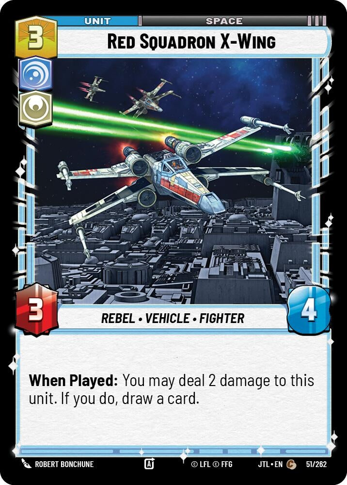 Image for Red Squadron X-Wing (051/262) (JTL) - Star Wars: Unlimited
