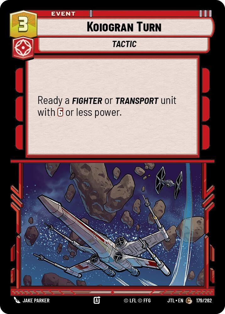 Image for Koiogran Turn (179/262) (JTL) - Star Wars: Unlimited