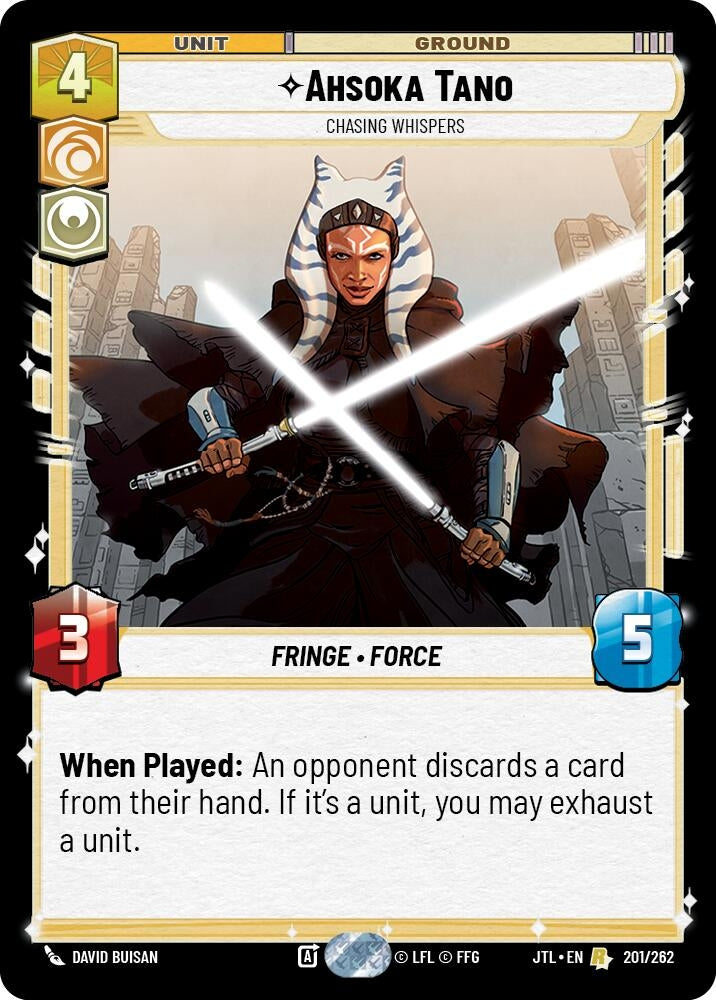 Image for Ahsoka Tano - Chasing Whispers (201/262) (JTL) - Star Wars: Unlimited