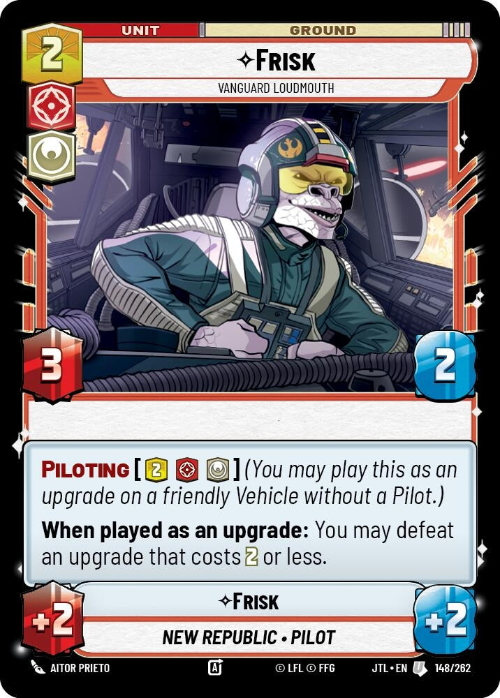 Image for Frisk - Vanguard Loudmouth (148/262) (JTL) - Star Wars: Unlimited