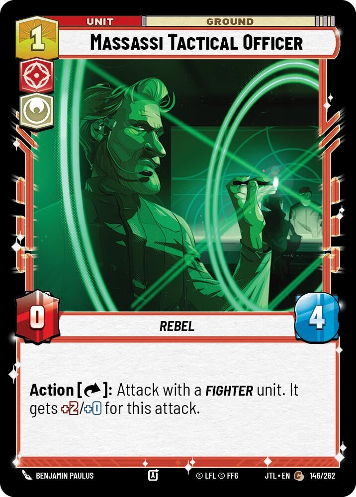 Image for Massassi Tactical Officer (146/262) (JTL) - Star Wars: Unlimited