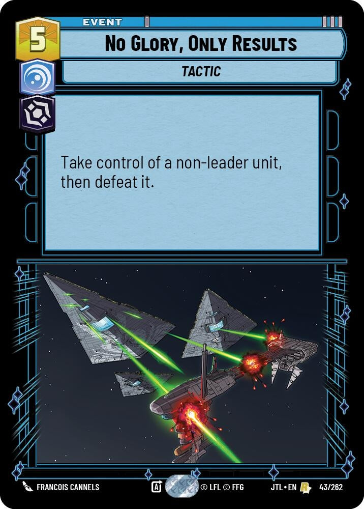 Image for No Glory, Only Results (043/262) (JTL) - Star Wars: Unlimited