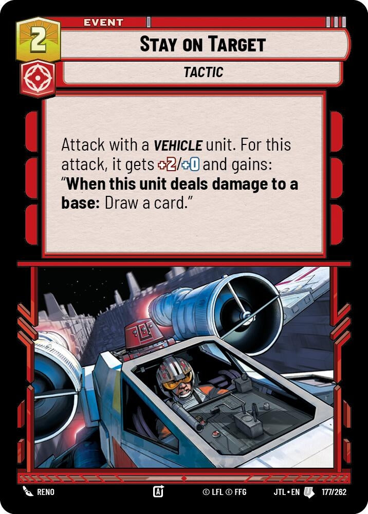 Image for Stay on Target (177/262) (JTL) - Star Wars: Unlimited