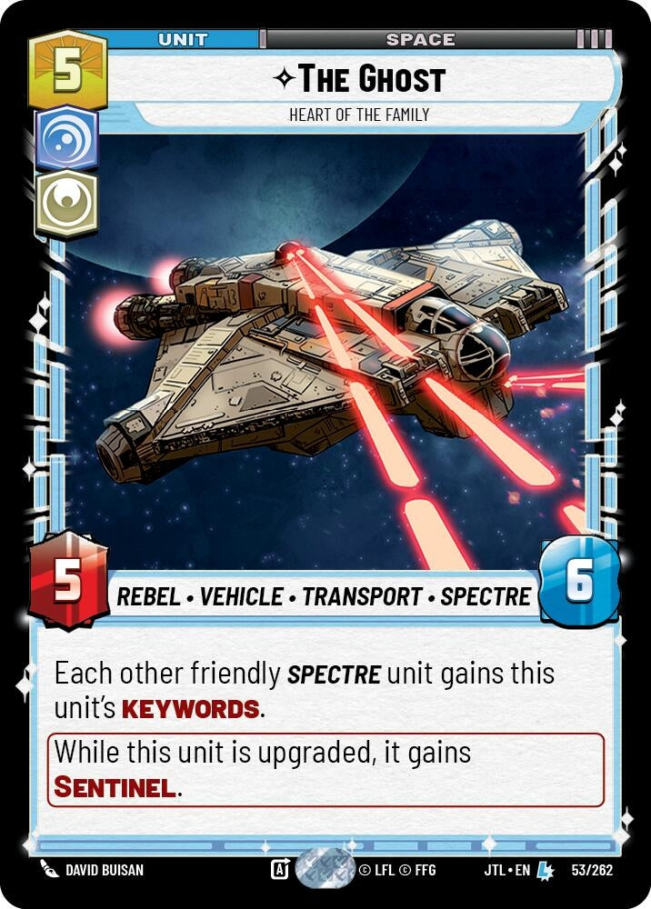 Image for The Ghost - Heart of the Family (053/262) (JTL) - Star Wars: Unlimited