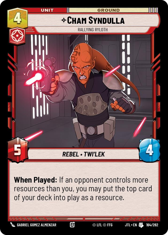 Image for Cham Syndulla - Rallying Ryloth (164/262) (JTL) - Star Wars: Unlimited