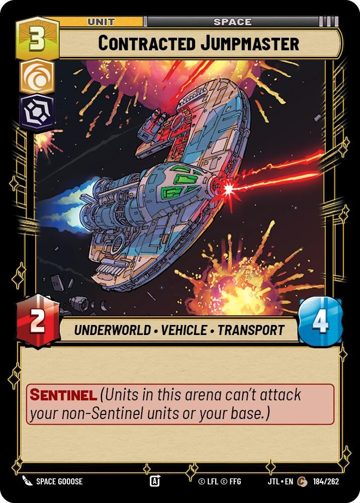 Image for Contracted Jumpmaster (184/262) (JTL) - Star Wars: Unlimited