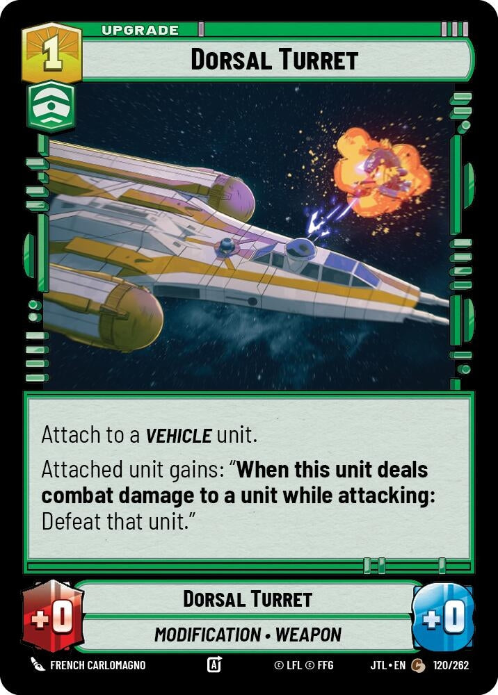 Image for Dorsal Turret (120/262) (JTL) - Star Wars: Unlimited