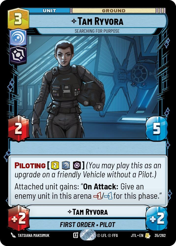 Image for Tam Ryvora - Searching For Purpose (035/262) (JTL) - Star Wars: Unlimited