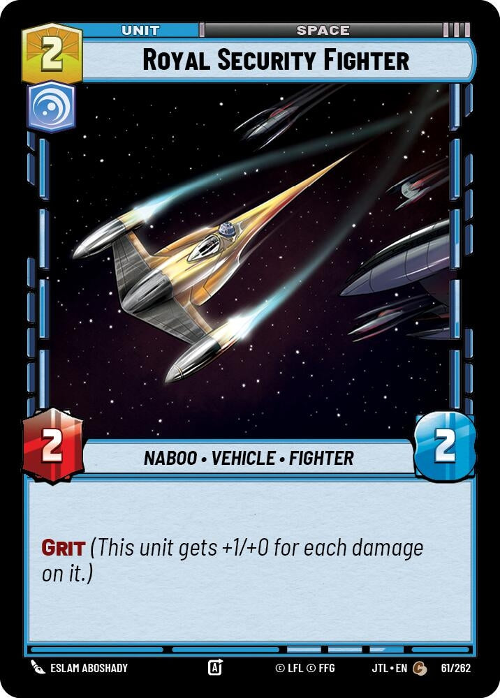 Image for Royal Security Fighter (061/262) (JTL) - Star Wars: Unlimited