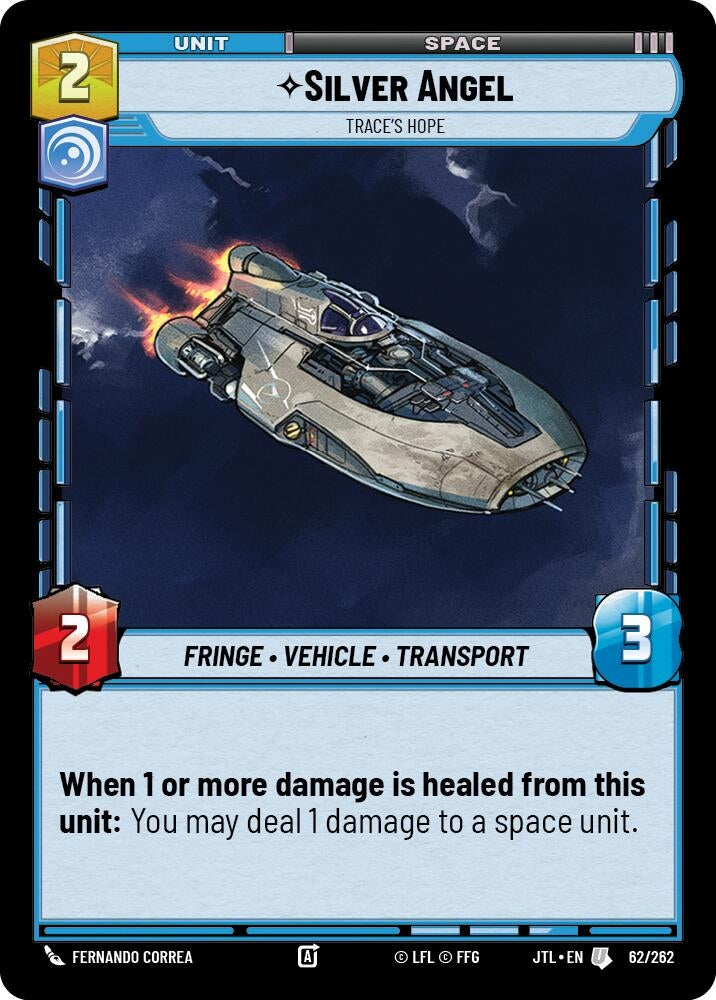 Image for Silver Angel - Trace's Hope (062/262) (JTL) - Star Wars: Unlimited