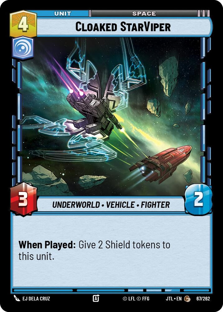 Image for Cloaked StarViper (067/262) (JTL) - Star Wars: Unlimited