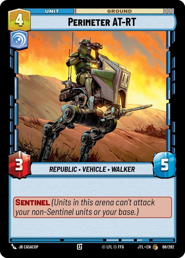 Image for Perimeter AT-RT (068/262) (JTL) - Star Wars: Unlimited