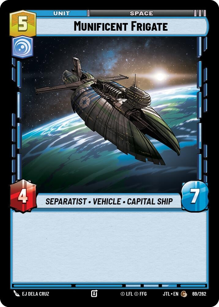 Image for Munificent Frigate (069/262) (JTL) - Star Wars: Unlimited