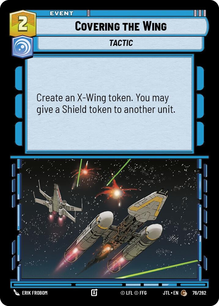 Image for Covering the Wing (076/262) (JTL) - Star Wars: Unlimited