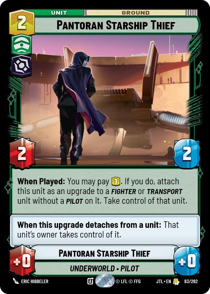 Image for Pantoran Starship Thief (083/262) (JTL) - Star Wars: Unlimited