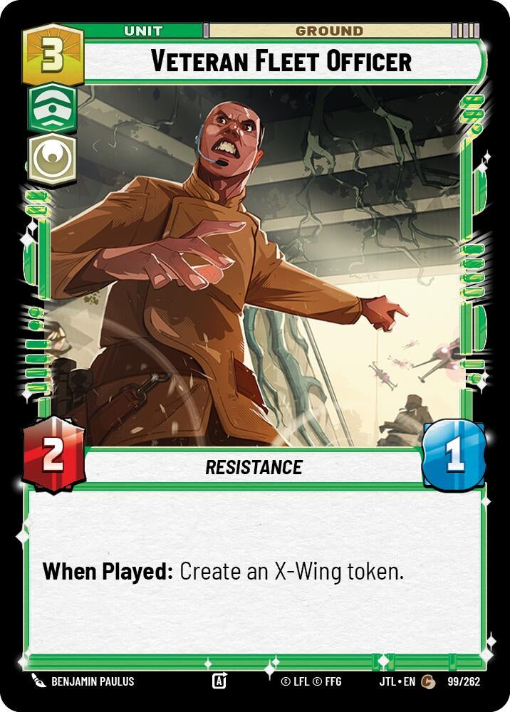Image for Veteran Fleet Officer (099/262) (JTL) - Star Wars: Unlimited