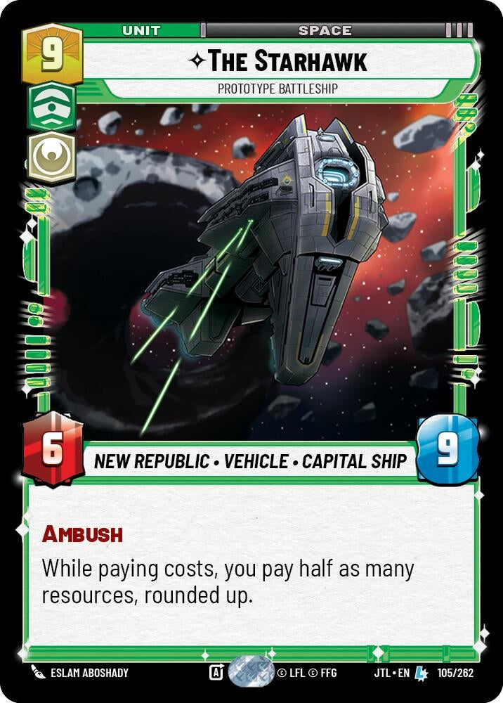 Image for The Starhawk - Prototype Battleship (105/262) (JTL) - Star Wars: Unlimited