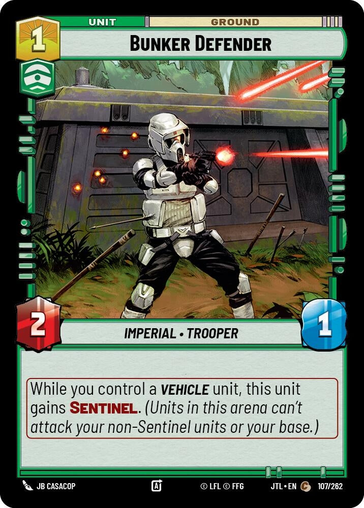 Image for Bunker Defender (107/262) (JTL) - Star Wars: Unlimited
