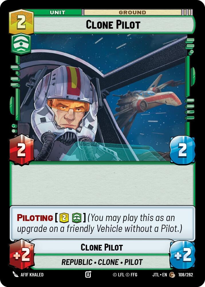 Image for Clone Pilot (108/262) (JTL) - Star Wars: Unlimited