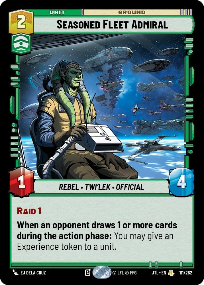 Image for Seasoned Fleet Admiral (111/262) (JTL) - Star Wars: Unlimited