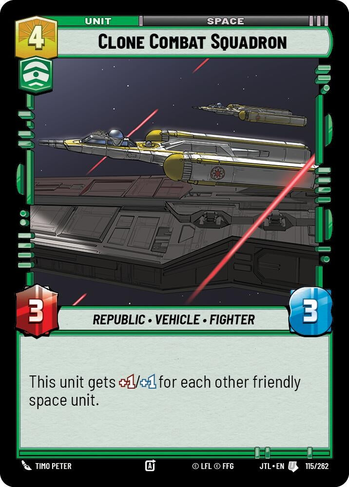 Image for Clone Combat Squadron (115/262) (JTL) - Star Wars: Unlimited