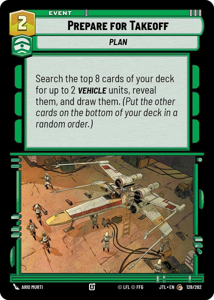 Image for Prepare for Takeoff (128/262) (JTL) - Star Wars: Unlimited