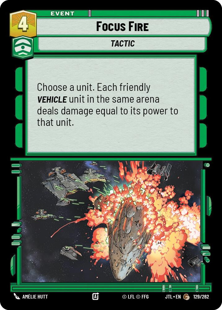 Image for Focus Fire (129/262) (JTL) - Star Wars: Unlimited